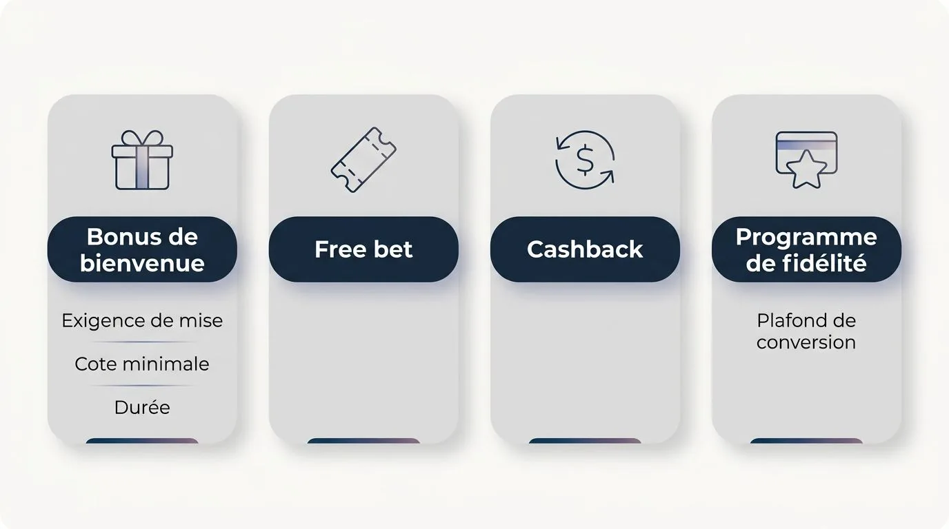 Évaluer les bonus et free bets